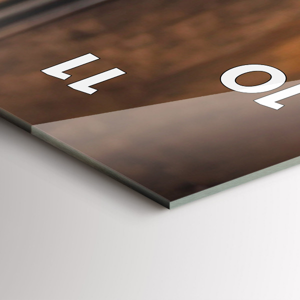 Vertikální nástěnné hodiny Hrnek s kávou