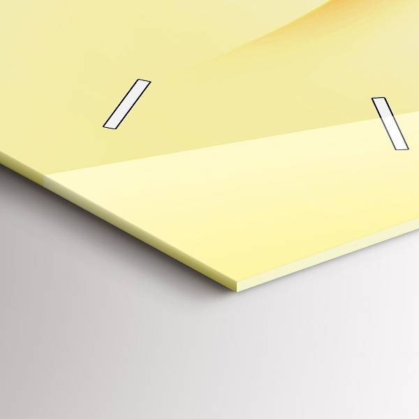 Vertikální skleněné hodiny Abstraktní vlny