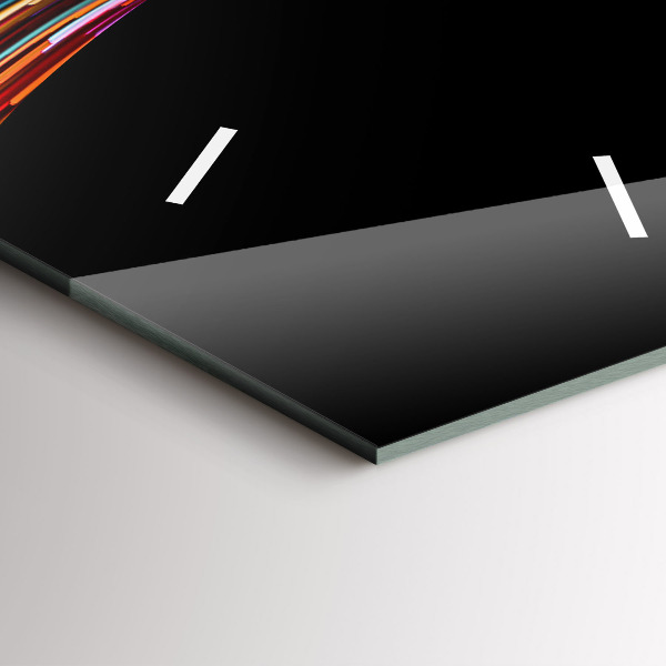 Vertikální skleněné hodiny Emocionální umění