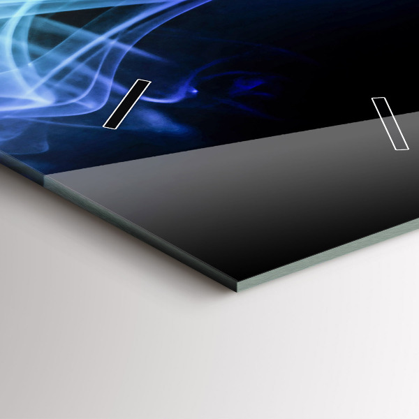 Vertikální skleněné hodiny Abstraktní barevné linie