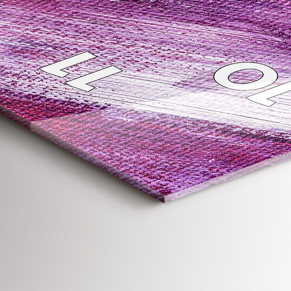 Vertikální skleněné hodiny Textura akrylové barvy