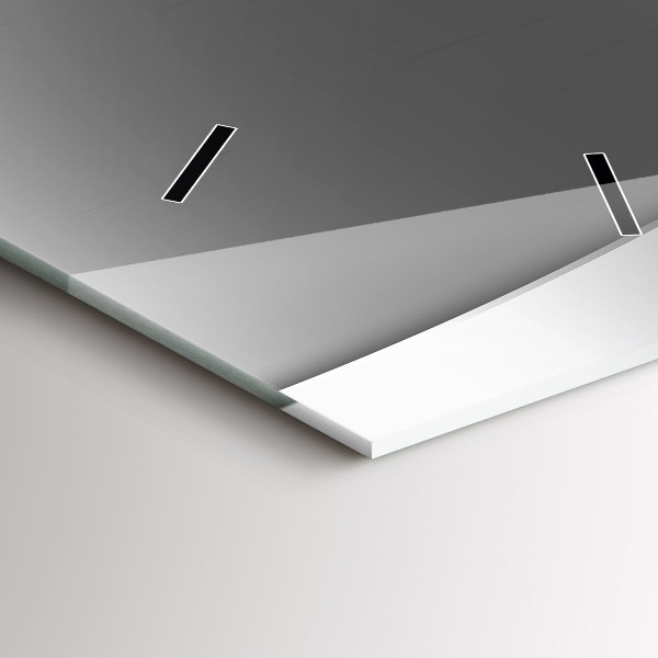 Vertikální nástěnné hodiny Stříbrné linie