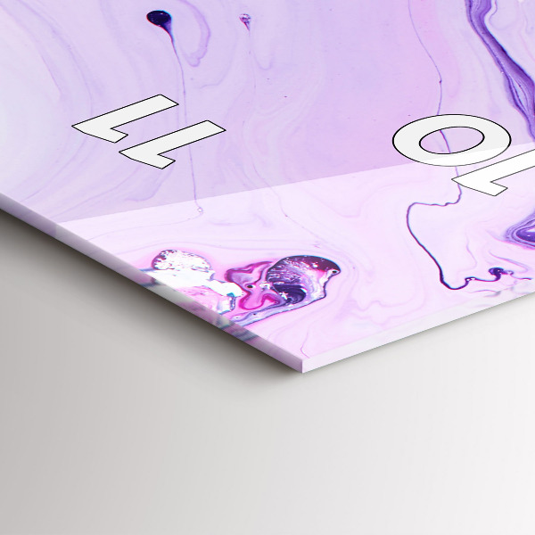 Vertikální skleněné hodiny Barevné pozadí