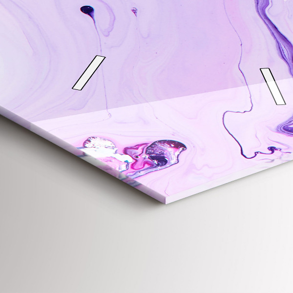 Vertikální skleněné hodiny Barevné pozadí