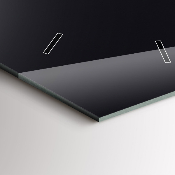 Vertikální skleněné hodiny Futuristická vlna