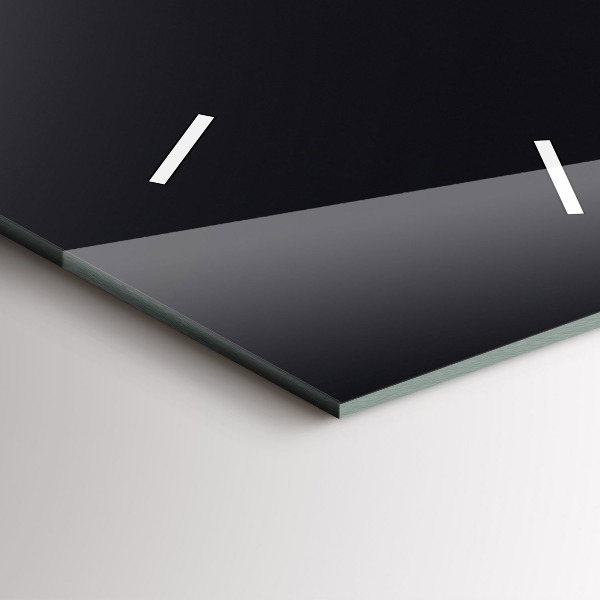 Vertikální skleněné hodiny Futuristická vlna