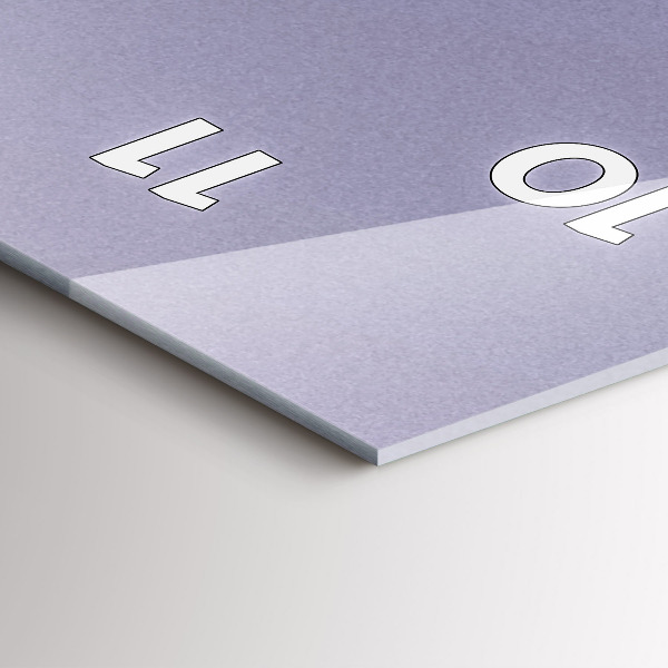 Vertikální skleněné hodiny Abstrakt slunce