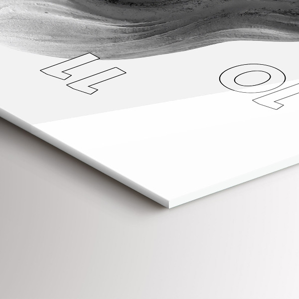 Vertikální skleněné hodiny Stará socha anděla