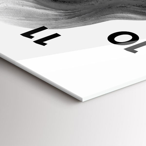 Vertikální skleněné hodiny Stará socha anděla