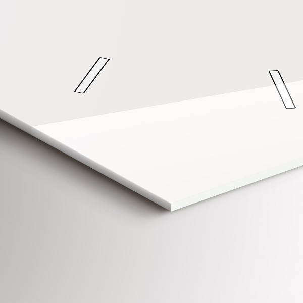 Vertikální skleněné hodiny Fáze měsíce a oko