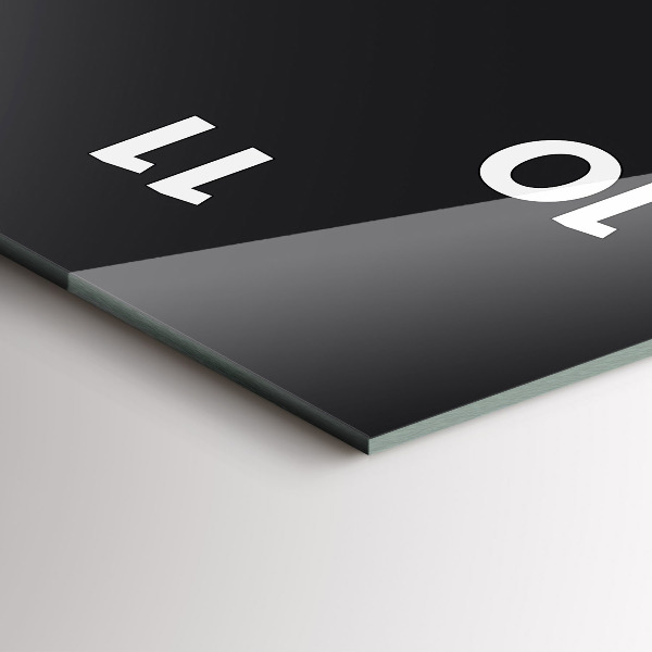 Vertikální skleněné hodiny Fáze měsíce