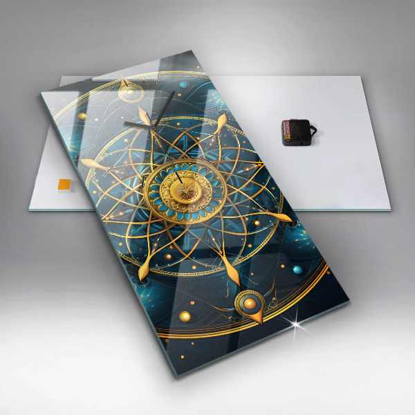 Vertikální nástěnné hodiny Hodiny s horoskopem