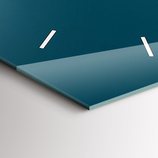 Vertikální nástěnné hodiny Západ slunce v horách