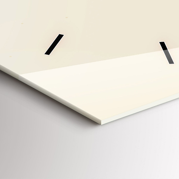 Vertikální skleněné hodiny Muž s vousy