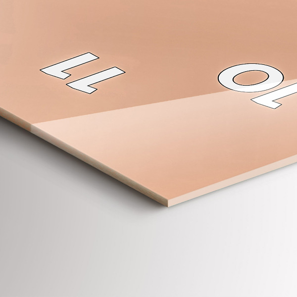 Vertikální skleněné hodiny Ilustrace plameňáka