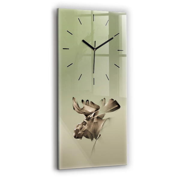 Vertikální skleněné hodiny Grafický los