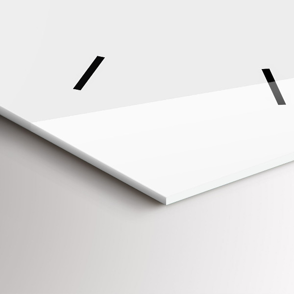 Vertikální skleněné hodiny Kreslení medvěda