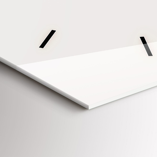 Vertikální skleněné hodiny Malovaný portrét tygra