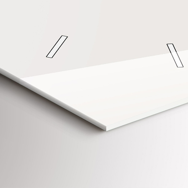 Vertikální skleněné hodiny Malovaný portrét tygra