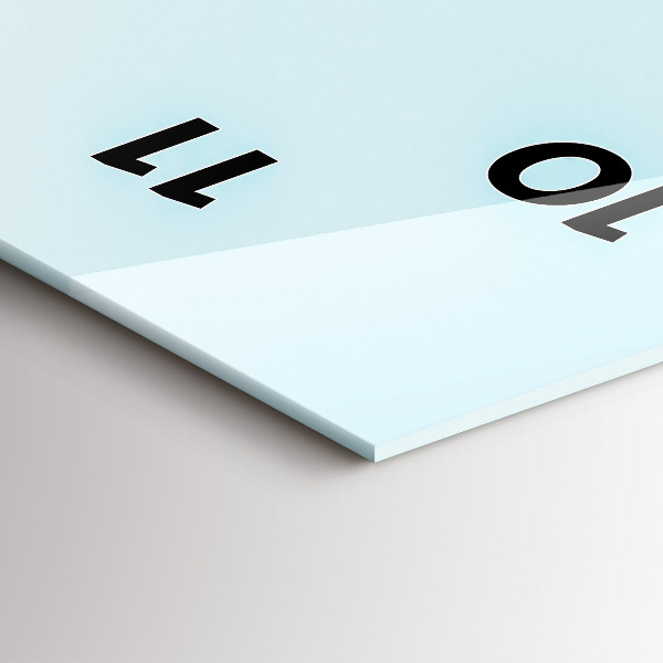 Vertikální skleněné hodiny Psí štěně