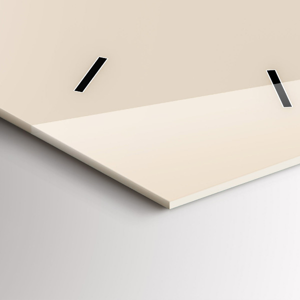 Vertikální skleněné hodiny Hlava vlka