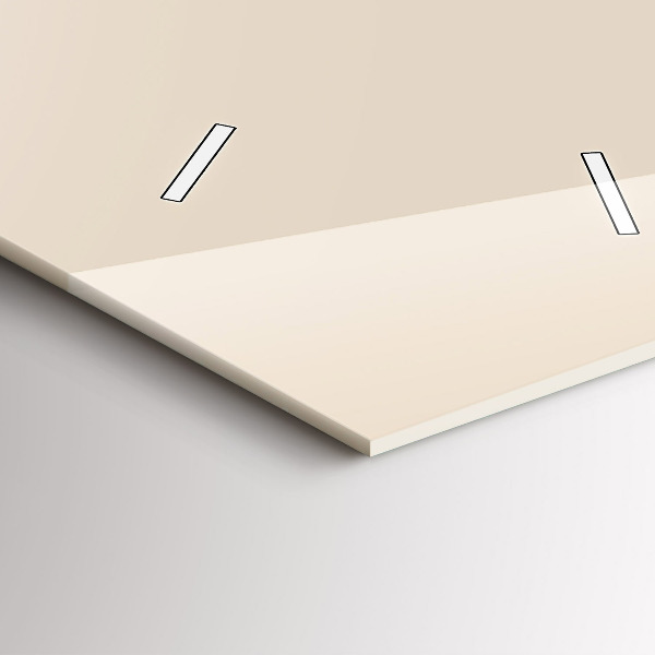 Vertikální skleněné hodiny Hlava vlka