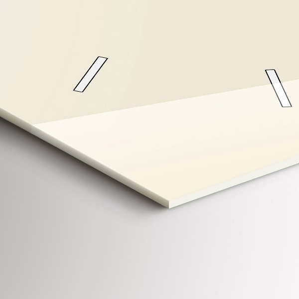 Vertikální skleněné hodiny Jelen v košili