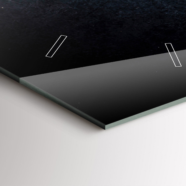 Vertikální skleněné hodiny Zelenina