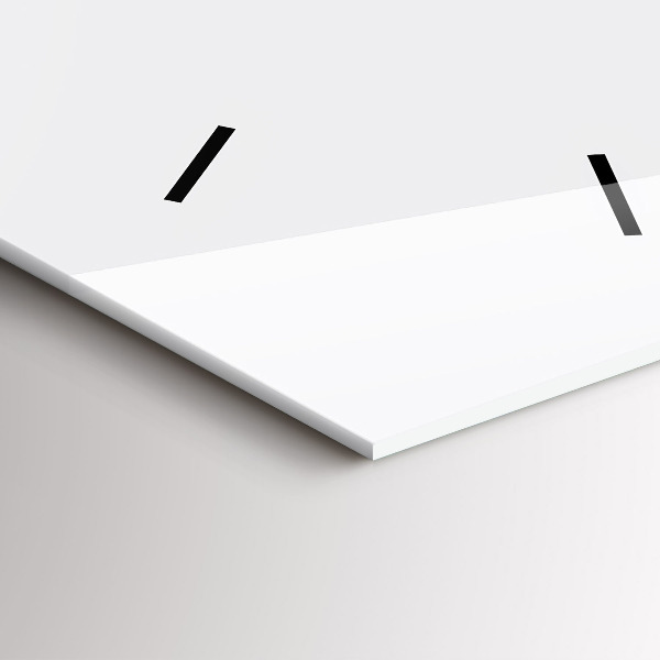 Vertikální skleněné hodiny Silueta pantera