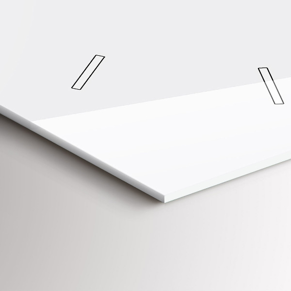 Vertikální skleněné hodiny Silueta pantera