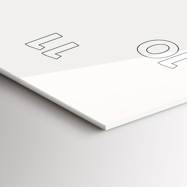 Vertikální skleněné hodiny Jazz v New Yorku