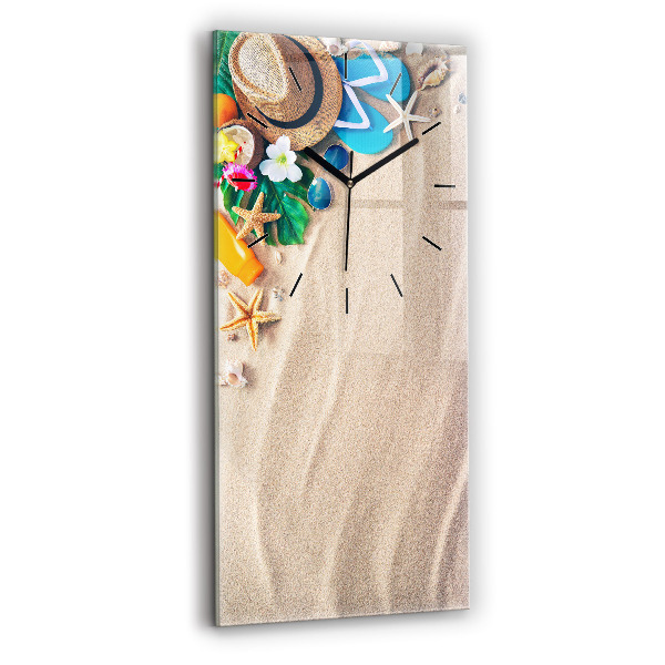 Vertikální skleněné hodiny Doplňky na dovolenou