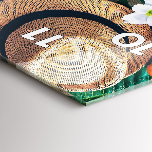 Vertikální skleněné hodiny Doplňky na dovolenou