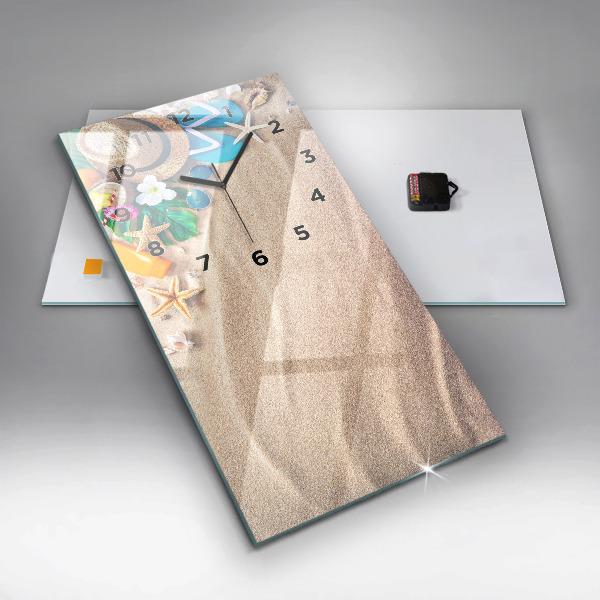 Vertikální skleněné hodiny Doplňky na dovolenou