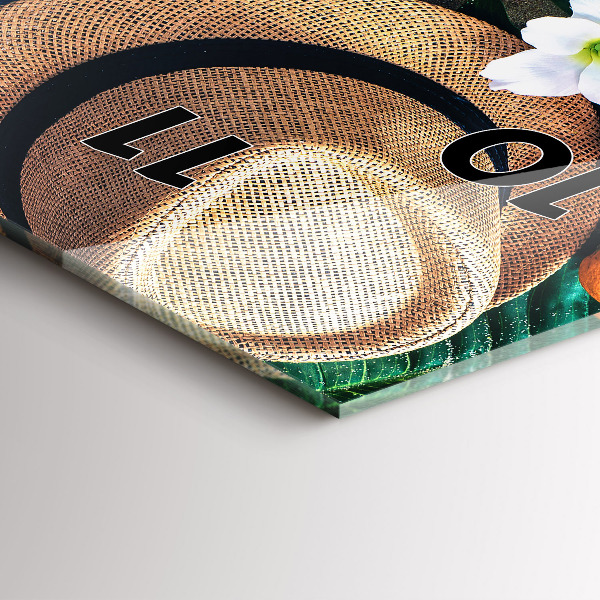 Vertikální skleněné hodiny Doplňky na dovolenou