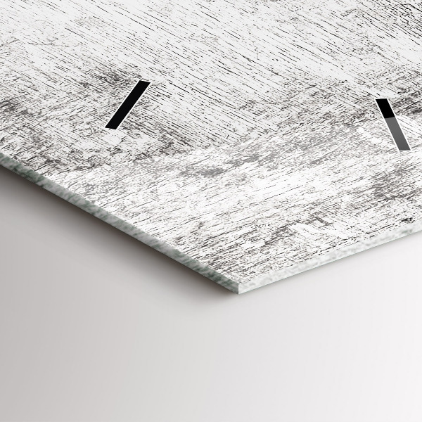 Vertikální skleněné hodiny Dekorativní rostliny