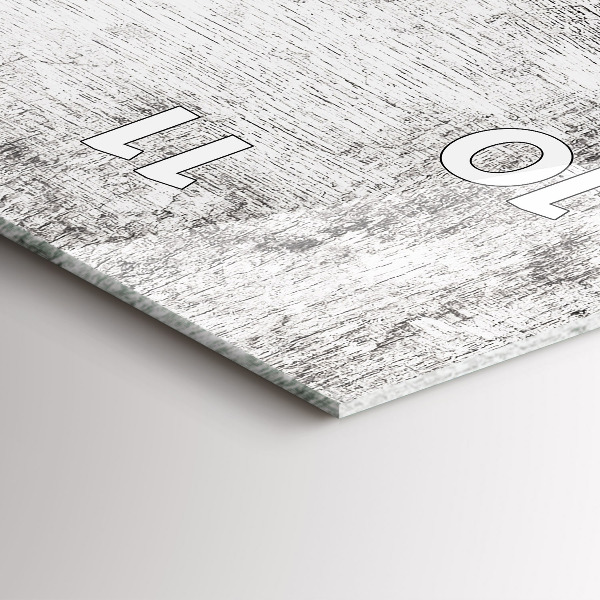 Vertikální skleněné hodiny Dekorativní rostliny