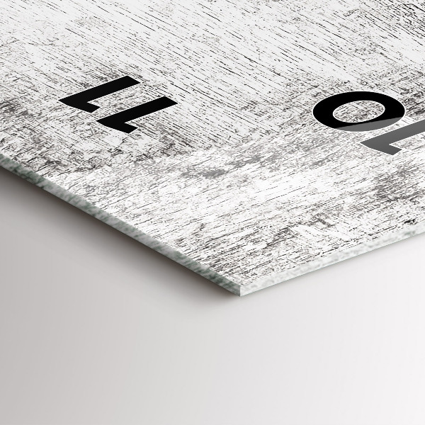 Vertikální skleněné hodiny Dekorativní rostliny