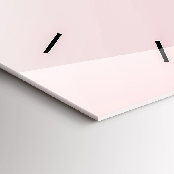 Vertikální skleněné hodiny Nápis Love yourself