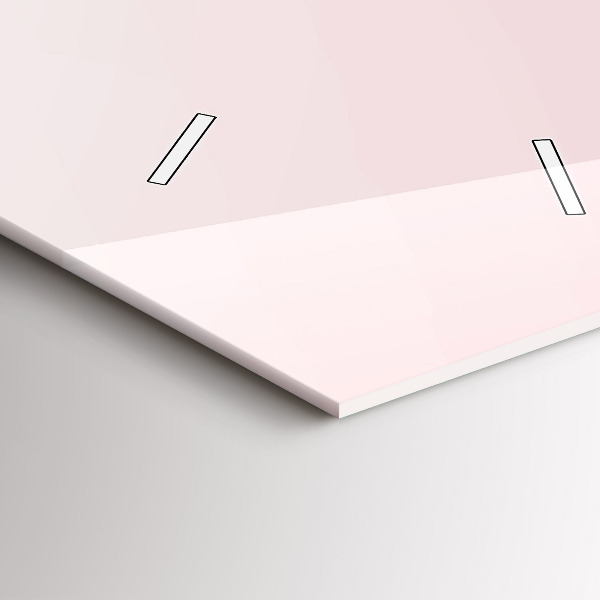 Vertikální skleněné hodiny Nápis Love yourself