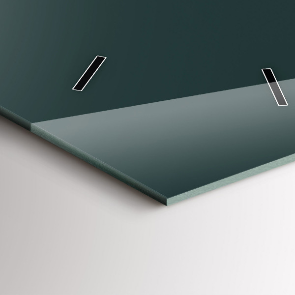 Vertikální skleněné hodiny Line-art města Brna