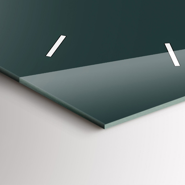 Vertikální skleněné hodiny Line-art města Brna