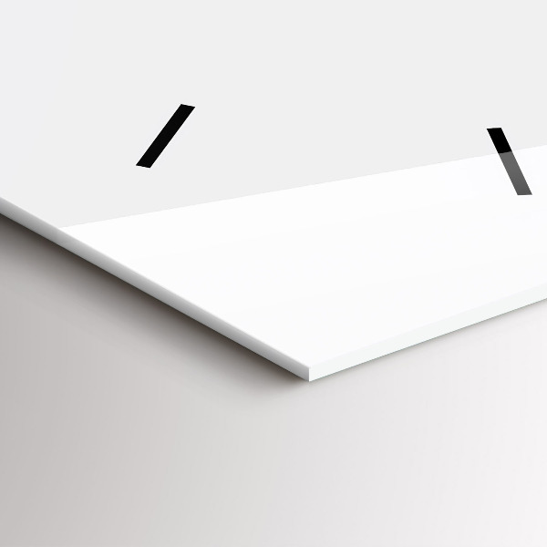 Vertikální skleněné hodiny Nápis Buď sám sebou