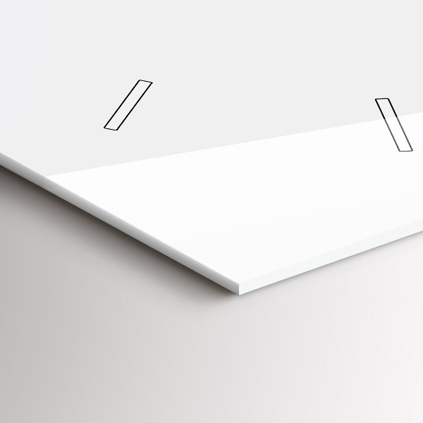 Vertikální skleněné hodiny Nápis Buď sám sebou