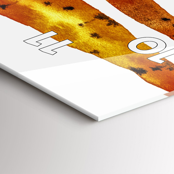 Vertikální skleněné hodiny Ilustrace mrkve