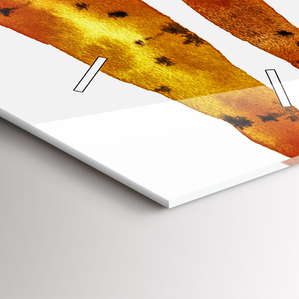 Vertikální skleněné hodiny Ilustrace mrkve