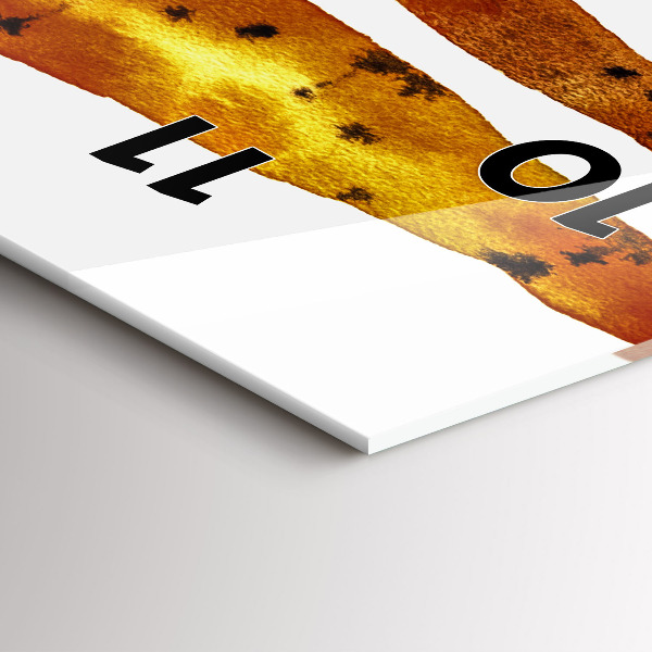 Vertikální skleněné hodiny Ilustrace mrkve