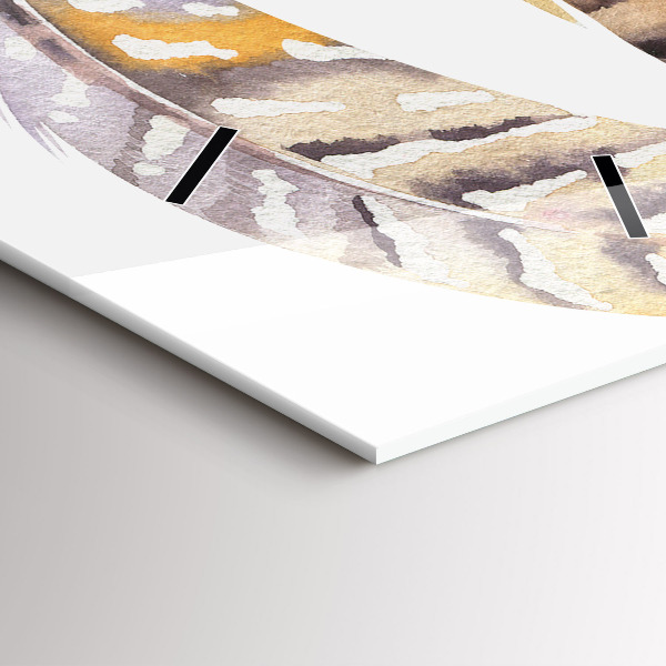 Vertikální skleněné hodiny Retro umělecká ilustrace