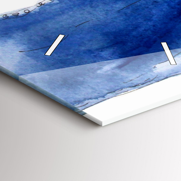 Vertikální skleněné hodiny Dámské odznaky