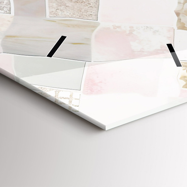 Vertikální nástěnné hodiny Barevné dlaždice